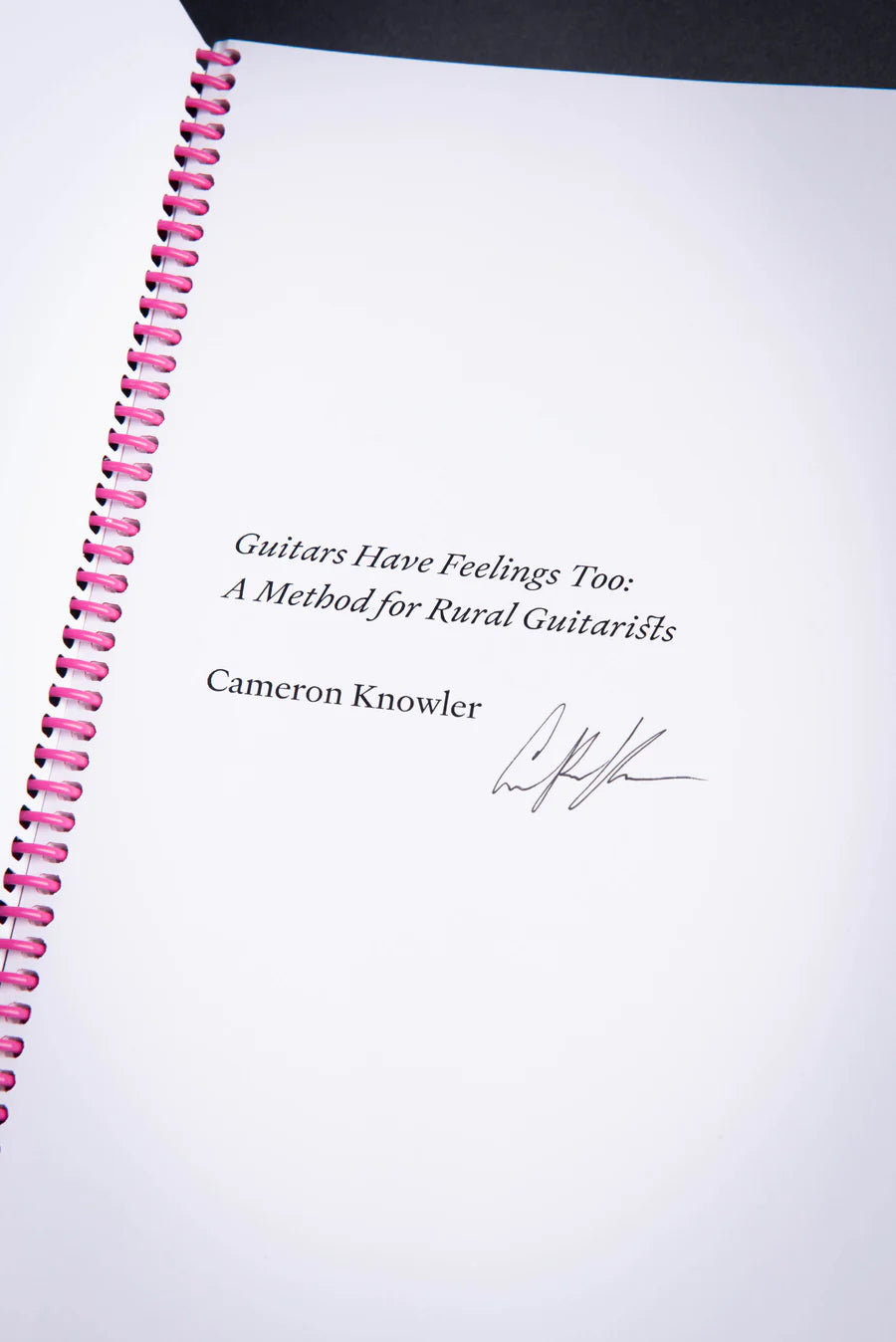 Guitars Have Feelings Too (method book)